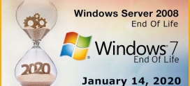 Windows 7 and Windows Server 2008 are at End-Of-Life